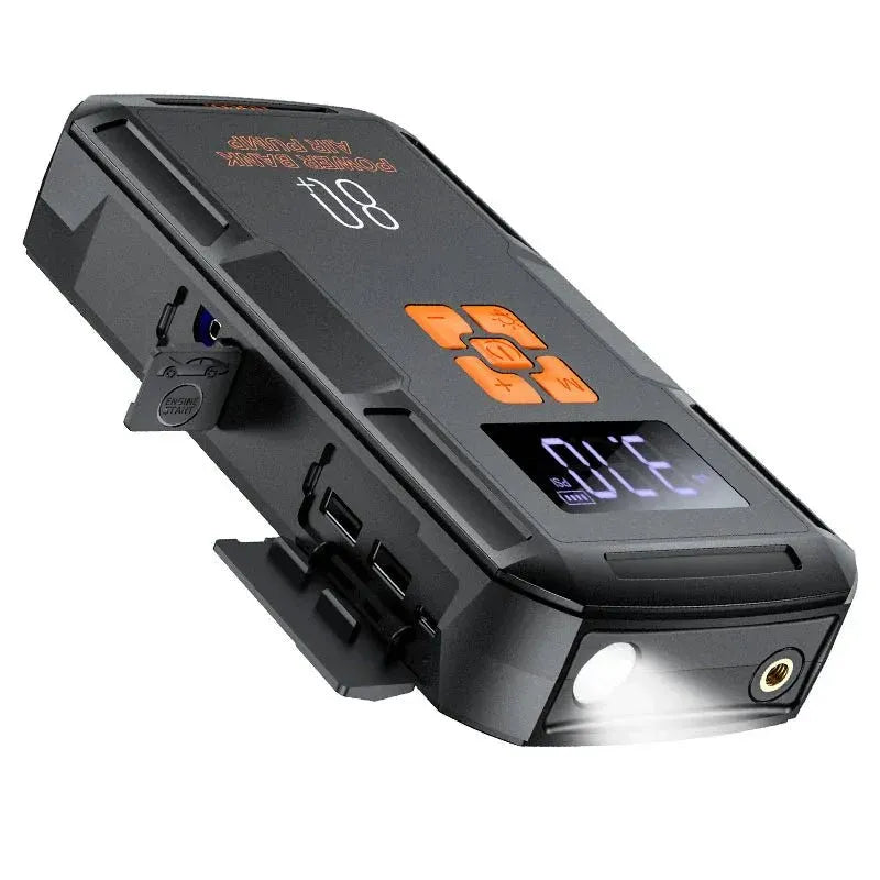 Hoco Jump Starter & Air Pump (QS2) | 8000mAh Portable Car Battery Booster & Tire Inflator