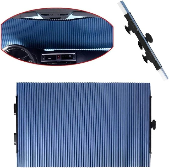 Retractable Car Windshield Sun Shade — 99% UV Block | UAE
