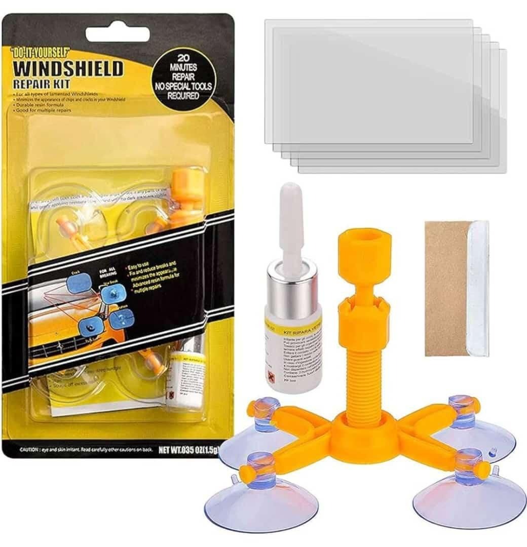 Car Windshield Repair Kit – Fix Cracks & Chips in 20 Minutes