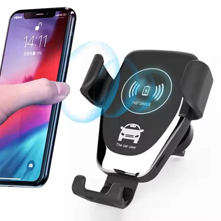 Auto Clamping Wireless Car Charger – 10W Fast Charging | UAE